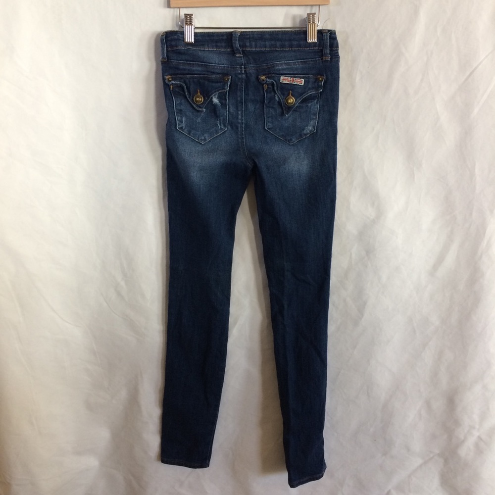 Girl’s Hudson Distress Skinny Jeans size 14, EUC!